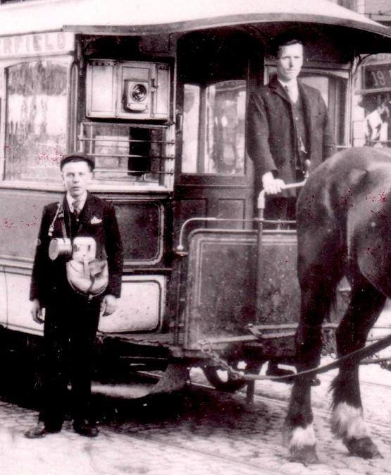 Horse Drawn Tram and Crew