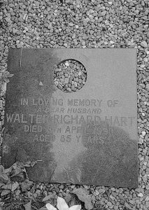 Walter Hart memorial