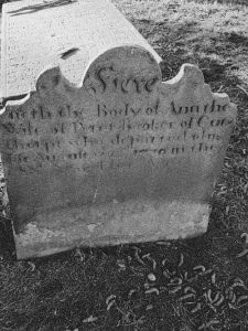 Ann Calow headstone