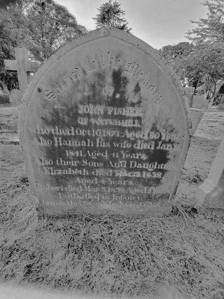 John Fisher headstone