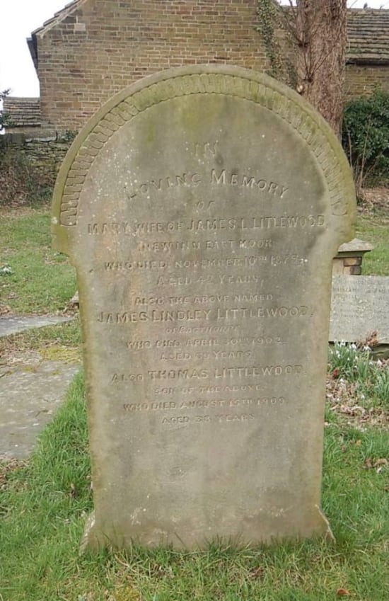 Thomas Littlewood Headstone