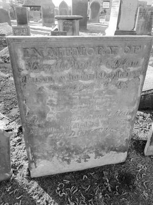 Adam Parsons headstone