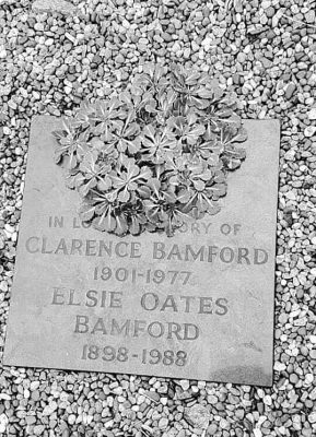 Clarence Bamford memorial