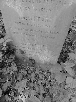 Frank Nicholls headstone