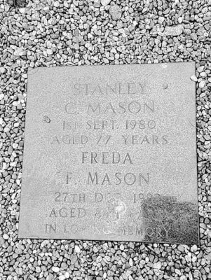 Stanley Mason memorial